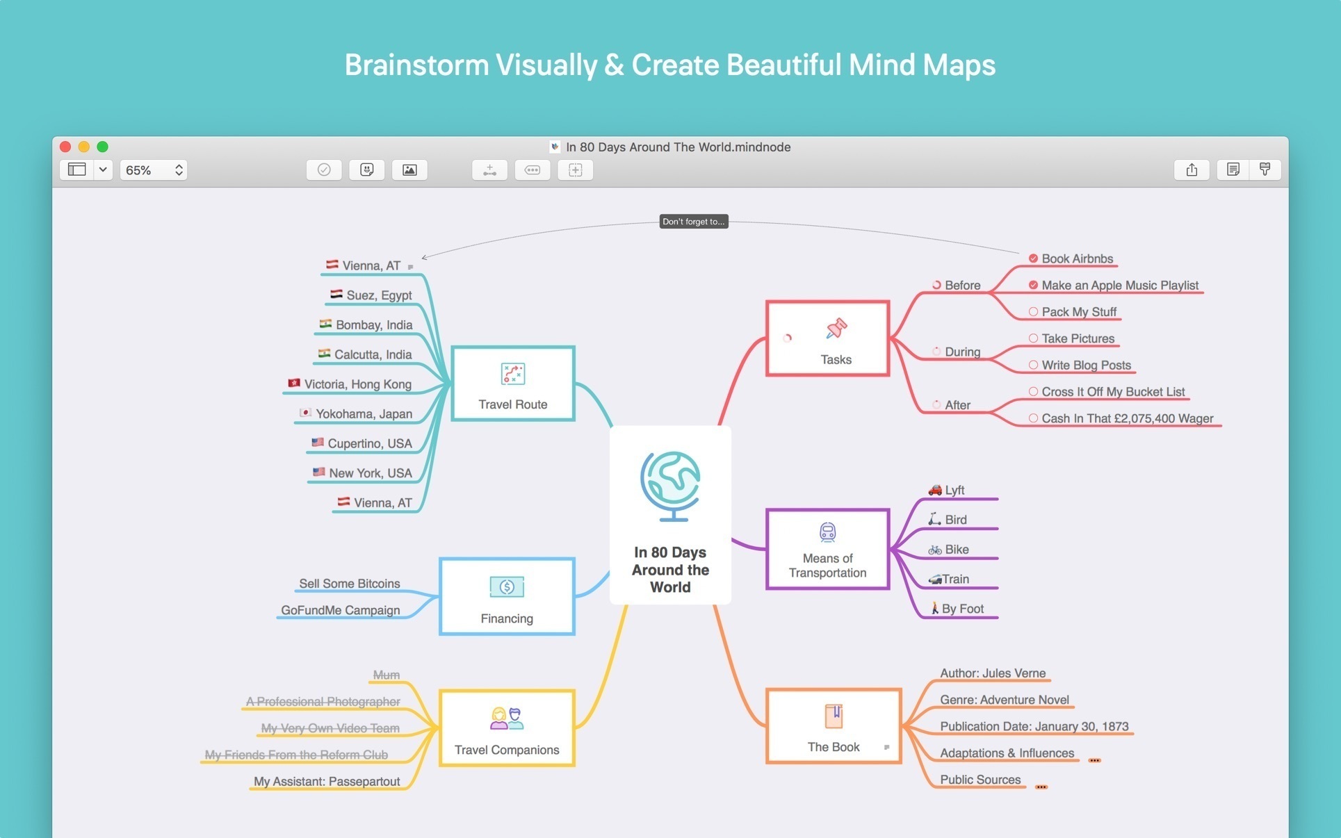 Mac思维导图工具MindNode for macOS中文版